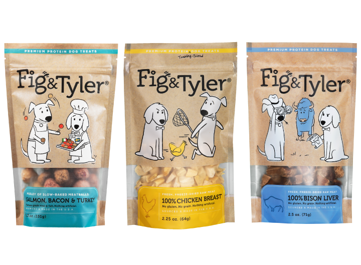 Fig Tyler Fig's Favorites: Freeze-Dried Dog Treats 100% Meat