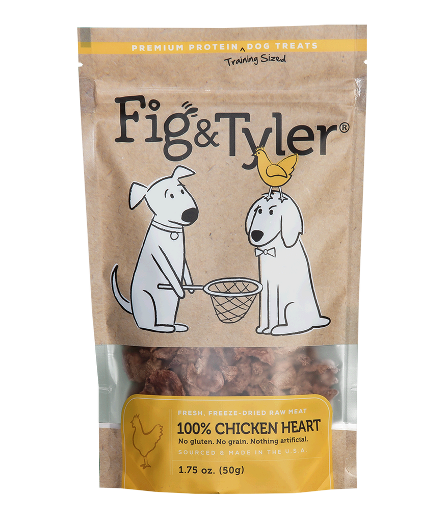 Fig & Tyler | Freeze-Dried Dog Treats - 100% Chicken Hearts