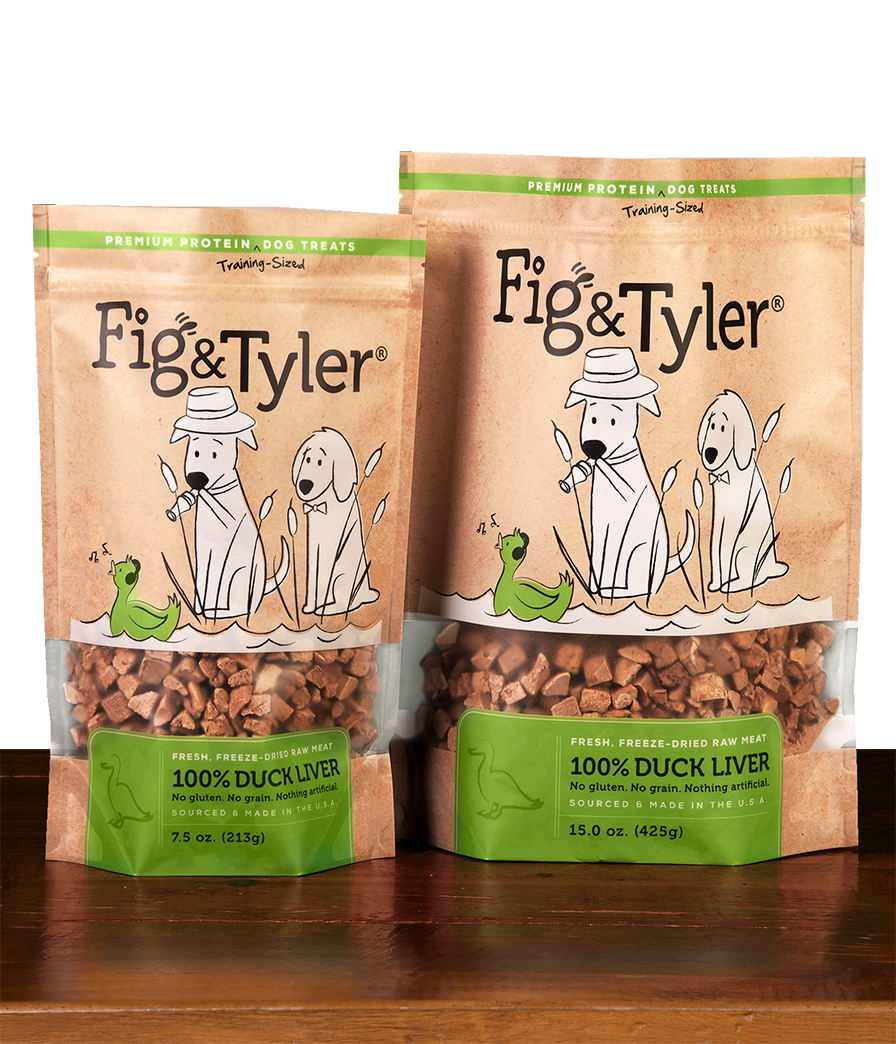 Duck liver top for dogs